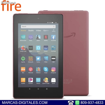 Fire hd 7 tablet de 7 pulgadas 16gb wifi puerto microsd color marron
