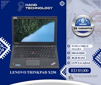 Lenovo thinkpad x250 generacion 5ta