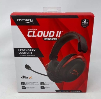 Headset hyperx cloud ii wireless bluetooth gaming ps5/ps4 playstation