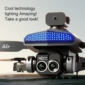 Drones d6 air con doble camara 4k con 2 baterias senson antichoque nue