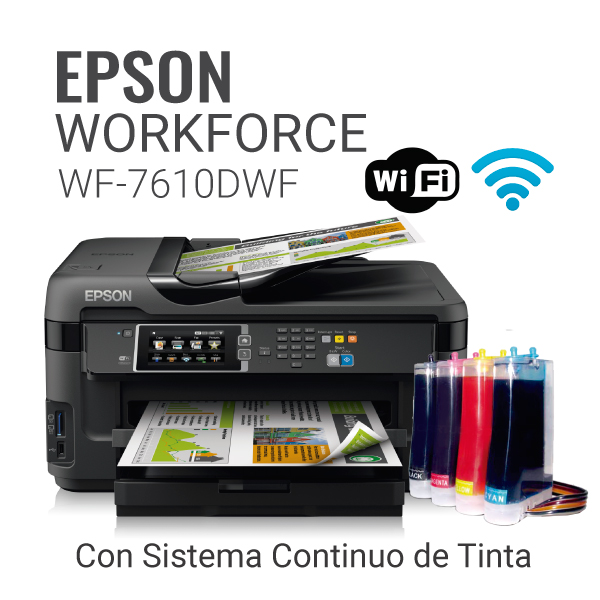 Impresora 13 x 19 Epson WorkForce WF-7710 con sistema de tintas Foto 5184305-1.jpg