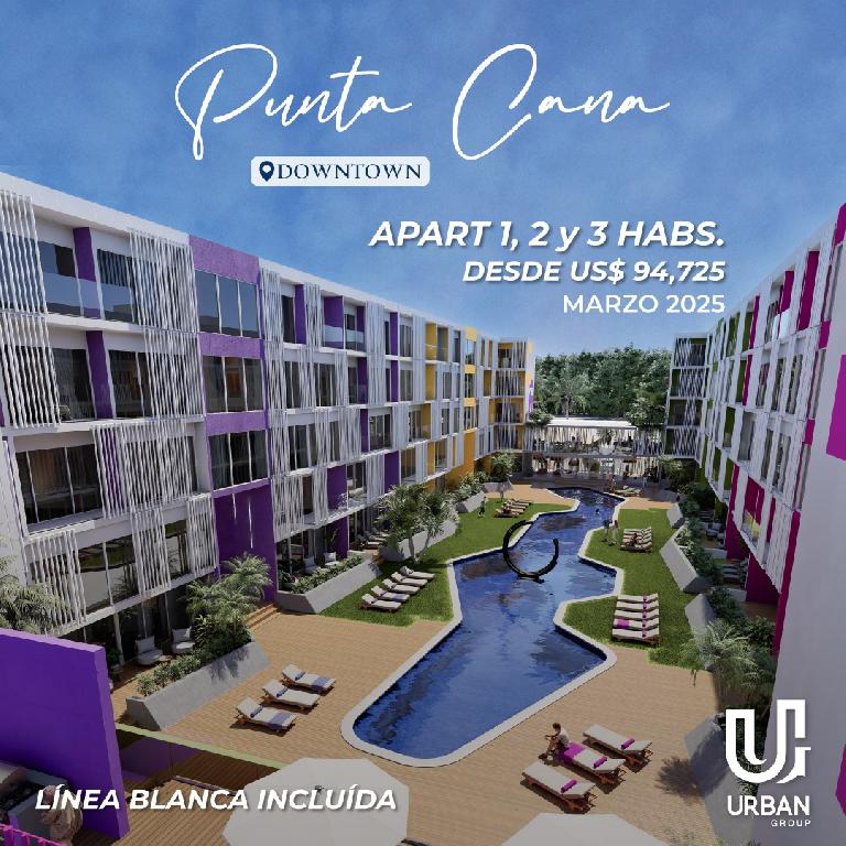Apartamentos de 1 2  3 habitaciones con Linea Blanca en Punta Cana Foto 7206387-2.jpg
