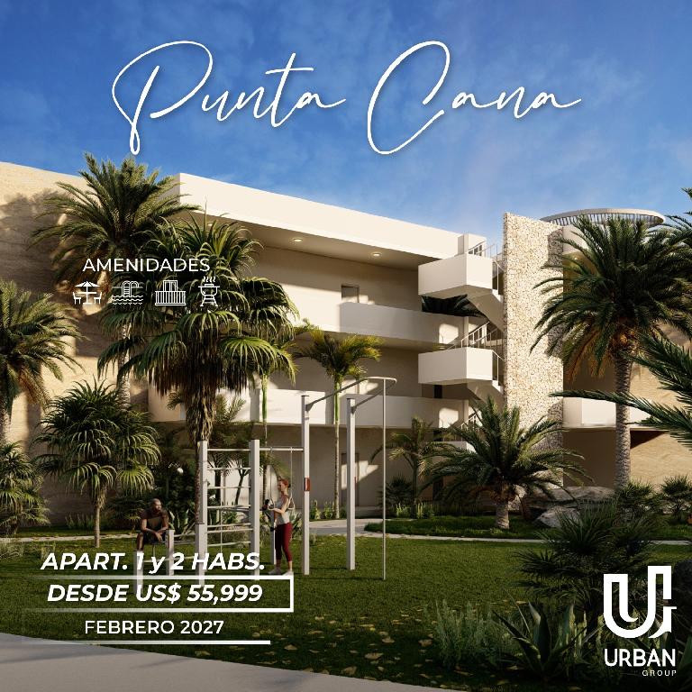Apartamentos de 1 y 2 Habitaciones Con Club de Playa en Punta Cana Foto 7206388-6.jpg