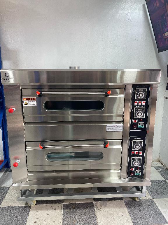 Horno cocina industrial de doble cabina para carnes pan pizza reposter Foto 7219510-6.jpg