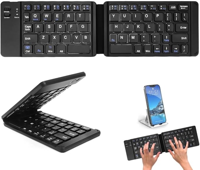 Mini teclado inalambrico plegable Q-815 compatible iOS Android y Windo Foto 7227258-1.jpg