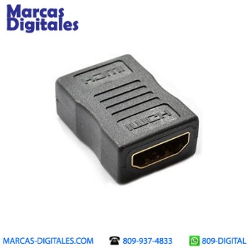 Conector hdmi hembra a hdmi hembra