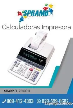 Sumadora calculadora sharp el-2630 plll