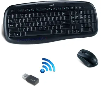 Combo teclado y mouse genius inalambrico