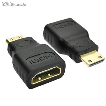 Adaptador mini hdmi tipo c macho a hdmi tipo a hembra