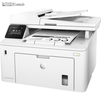 Multifuncional hp laserjet pro m227fdw blanco y negro inalámbrico