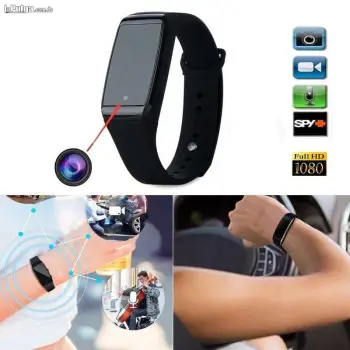 Camara pulsera reloj espia 1080p graba video y sonido cámara