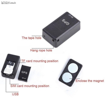 Rastreador gps magnético / localizador vehículos / micrófono