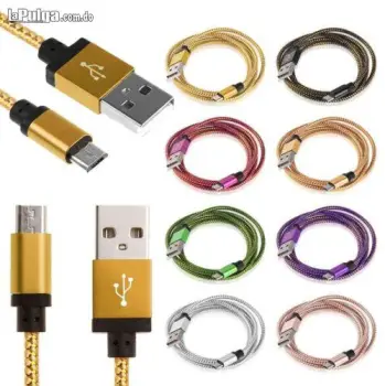 Cable usb extra largo para cargador de celular y tablet