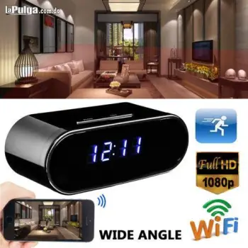 Camara reloj despertador  oculta espia wifi / 1080p micrófono  cámara