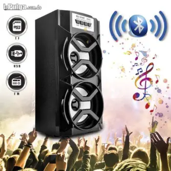 Bocina bluetooth / radio fm / aux / recargable / alta potencia