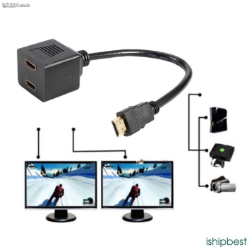 Divisor hdmi splitter 2 salidas / cambio automático / domicilio