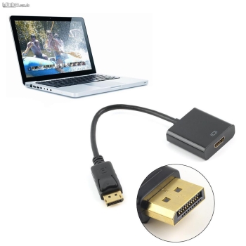 Display port dp macho a hdmi hembra adaptador con envío