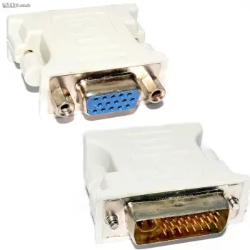 Dvi -a hembra a hd15 vga macho adaptador