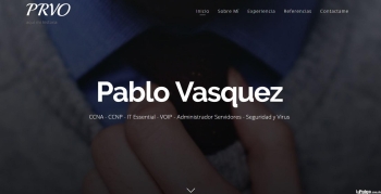 Diseño de tu curriculum vitae como pagina web online hoja de vida