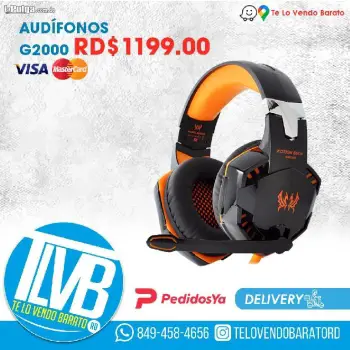 Auriculares audifonos con microfono g2000 kotion each g4000