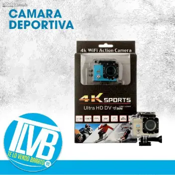 Cámara de acción 4k de sports ultra wifi tipo gopro tlvb