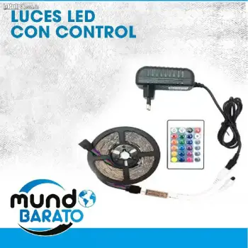 Luces led tira ultra brillante con control automotivo flexible