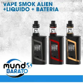 Vape smok alien 220wt juca vaper hooka cigarro electronico