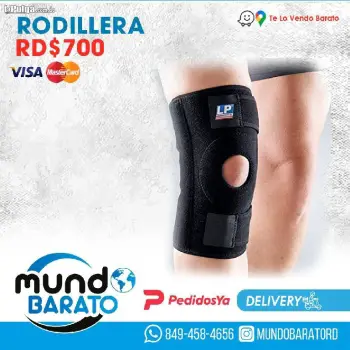 Rodillera para gym ejercicio fitness terapia lesión.