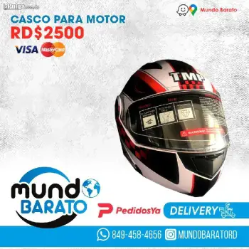 Casco motociclista moto motorizado pasola motorista motor