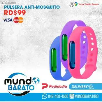 Pulsera repelente natural de mosquitos insectos 90 días