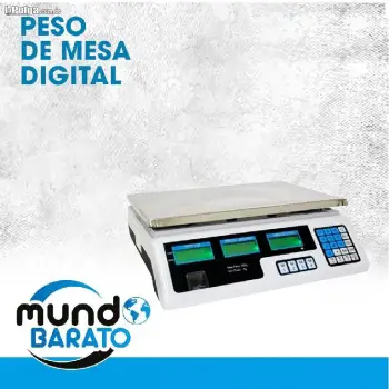 Balanza digital de mesa bascula peso hasta 30kg o 50lbs