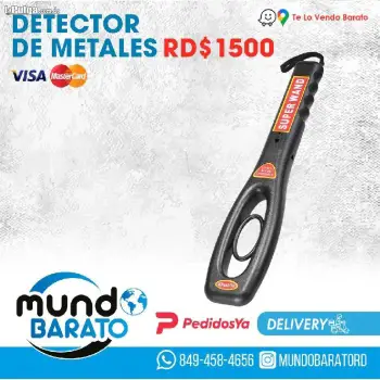 Detector de metal escaner de seguridad de mano