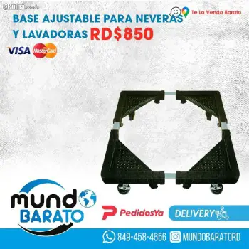 Base multifuncional para movilizar electrodomesticos pesados nevera