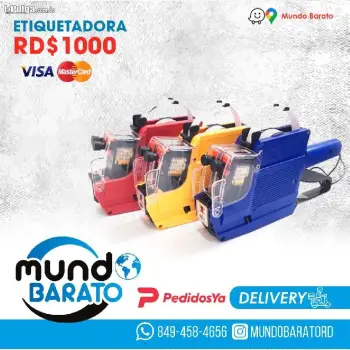 Etiquetadora marcadora de precio doble linea