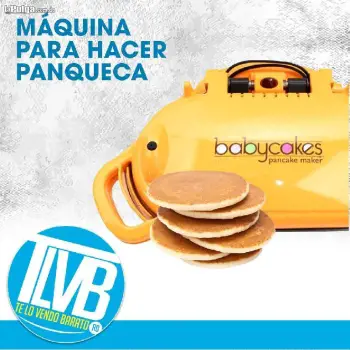 Maquina para panquecas en minutos babycakes electrica.