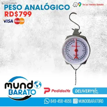 Peso balanza colgante escala 100kg marca constant