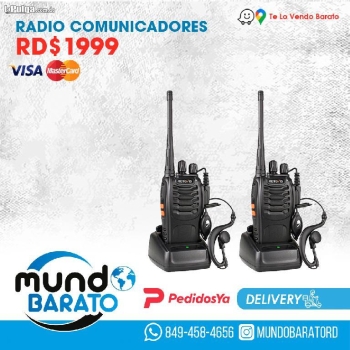 2 radios de comunicacion par baofeng  walkie talkie 2 radios