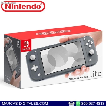 Nintendo switch lite color gris consola portatil de videojuegos