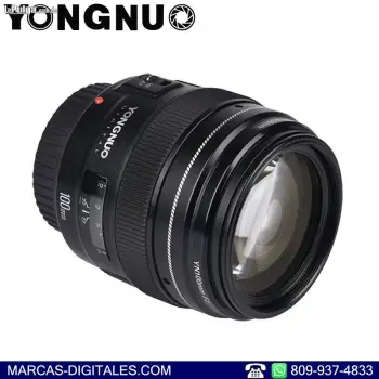 Lente yongnuo yn100mm f2 para canon ef