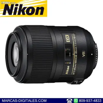 Lente nikon micro nikkor 85mm f3.5 vr ed af s para fotografia macro