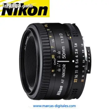 Lente nikon af 50mm f1.8d fx full frame compatible motor mecanico