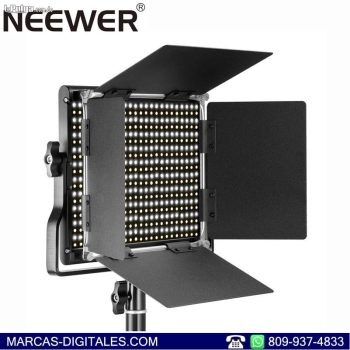 Neewer panel de 660 leds bi-color 3200/5600k cri 96 para foto y video