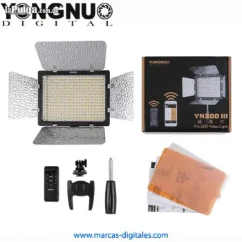 Yongnuo yn-300 iii panel de luces led para camaras de video