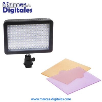 Ls panel de 160 luces led para video camaras