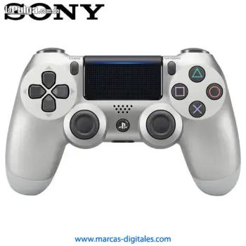 Sony dualshock 4 control para ps4 color plateado original