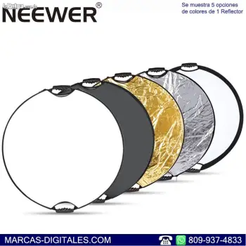 Neewer 110cm reflector de 43 pulgadas 5 en 1 con aza