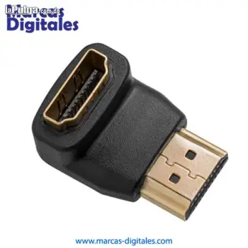 Adaptador hdmi macho a hembra en l