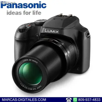 Camara panasonic lumix fz80 18mp 60x ultra zoom power ois uhd 4k