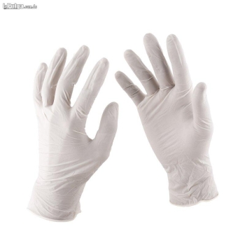 Guantes de latex blanco