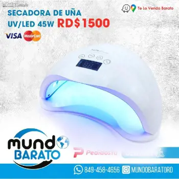 Lampara luz sun uv led 48w secadora de uñas soy tienda